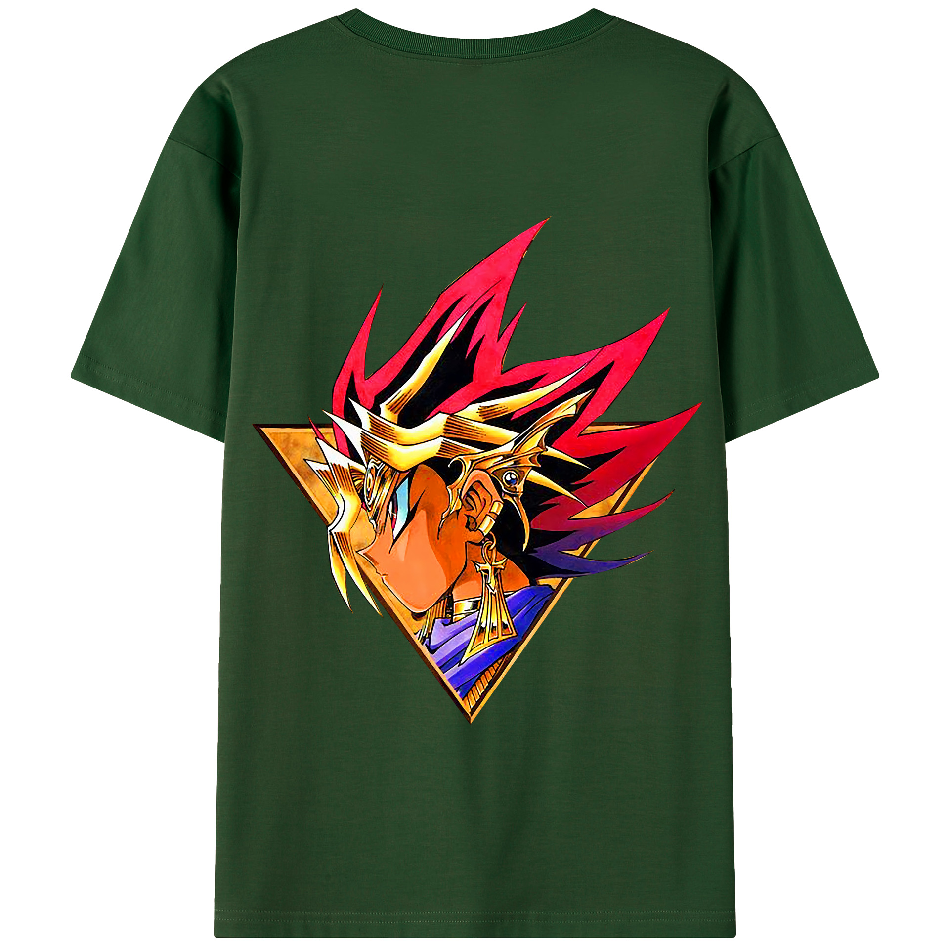 （画像用） 遊☆戯☆王 Yu-Gi-Oh! 綿100％半袖Tシャツ（背面プリント）
